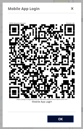 PRTG Mobile APP QRCode