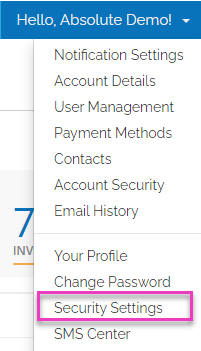 Absolute Hosting Enable Two Factor Authentication