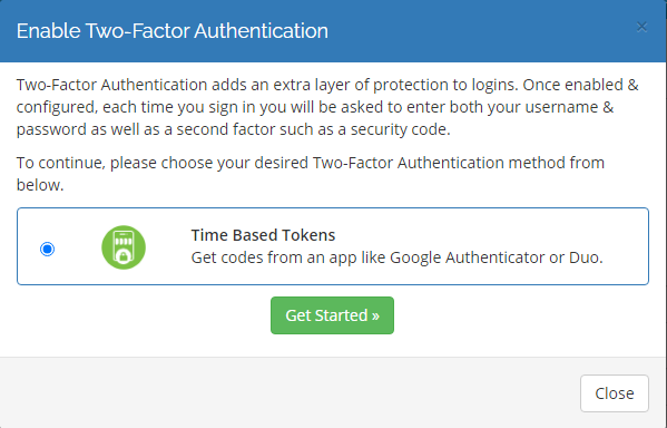 Absolute Hosting Enable Two Factor Authentication 